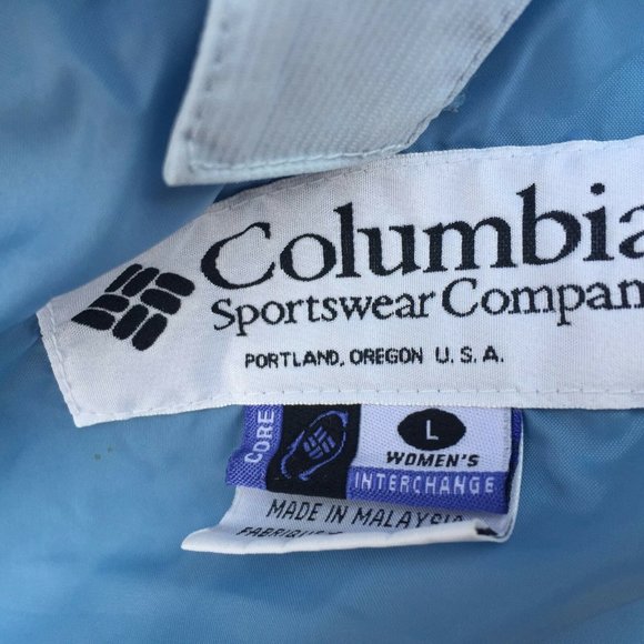 COLUMBIA women's   4-in-1 interchange blue color jacket size--L - Picture 4 of 4